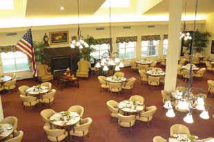 Dining area at Eagle Crest